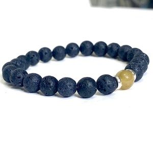 Gorgeous NWOT LAVA STONE BRACELET